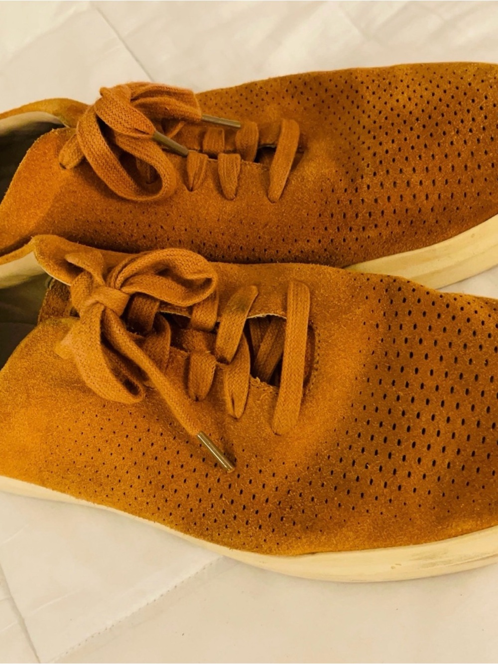 Cole Haan| Men's GrandPro Suede Perforated Lace-up Sneakers - Tan